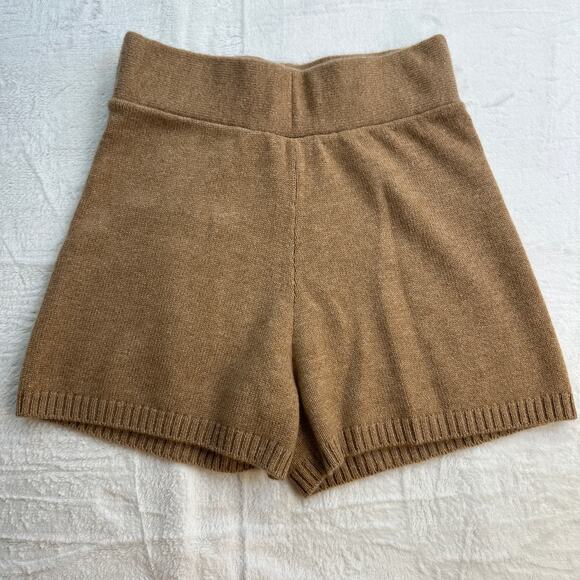 Lisa Yang Winnie Shorts Size 0 XS & Selah Bandeau Bra Size 1 S / M Walnut Camel - Picture 15 of 16